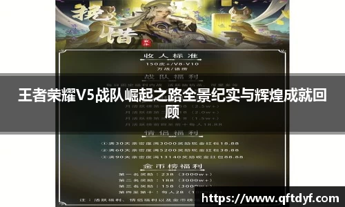 王者荣耀V5战队崛起之路全景纪实与辉煌成就回顾
