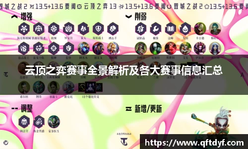 云顶之弈赛事全景解析及各大赛事信息汇总