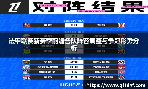 法甲联赛新赛季前瞻各队阵容调整与争冠形势分析